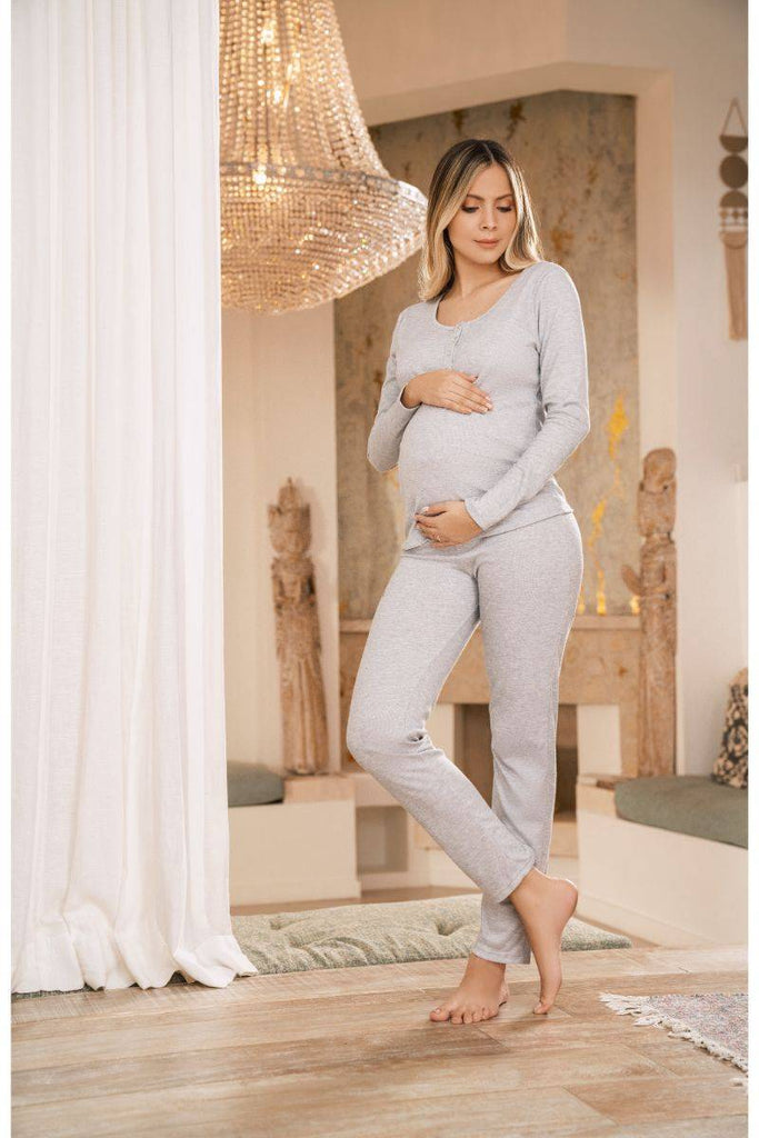 JULIANNE MATERNITY Blusa Moderna de Maternidad Tipo Sueter Juvenil, Ropa  para Embarazada : : Ropa, Zapatos y Accesorios